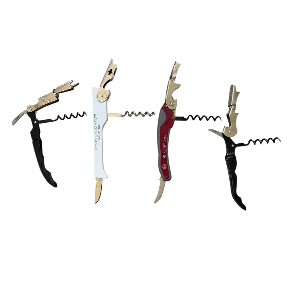 Hamptons & Tuscany Wine Corkscrew 4 pc Set Whisper, Hampton, Baker, Morisfarms